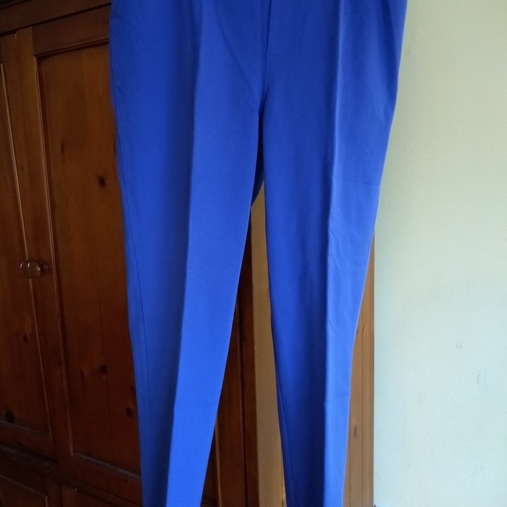 NWOT Royal Purple Best Selling 24/7 Stretchy 18W Ankle Pants from Isaac Mizrahi